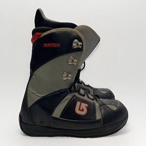 Burton Tribute Snowboard Boots Men’s Sz 11 Black Red Winter Snowboarding Read*